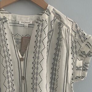 Tribal Ikat Blouse